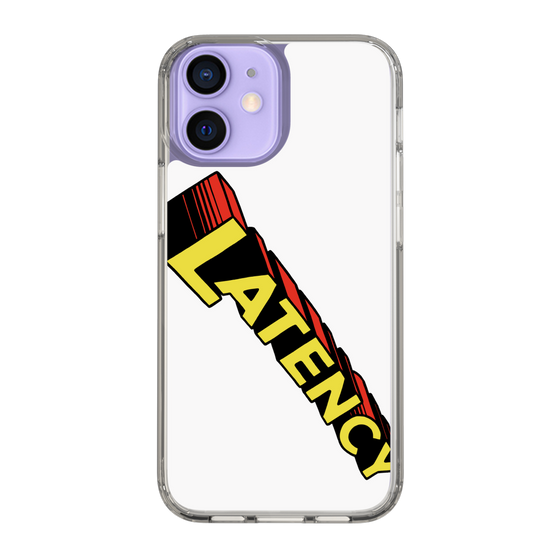 スリムプロテクションケース［ LATENCY - Rock logo - White ］