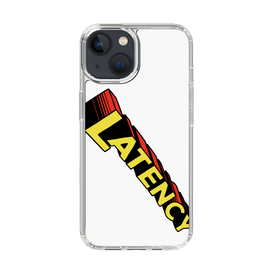 スリムプロテクションケース［ LATENCY - Rock logo - White ］