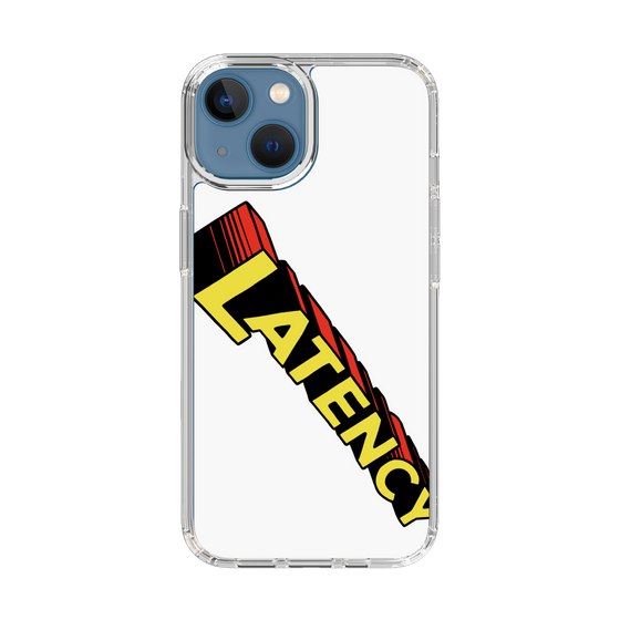 スリムプロテクションケース［ LATENCY - Rock logo - White ］
