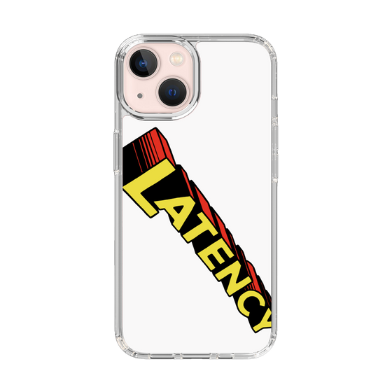 スリムプロテクションケース［ LATENCY - Rock logo - White ］