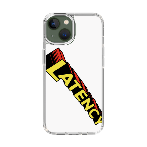 スリムプロテクションケース［ LATENCY - Rock logo - White ］