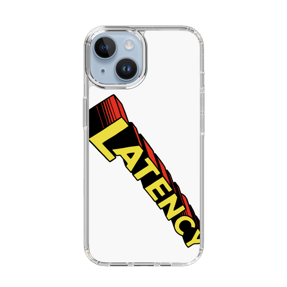 スリムプロテクションケース［ LATENCY - Rock logo - White ］