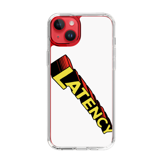 スリムプロテクションケース［ LATENCY - Rock logo - White ］