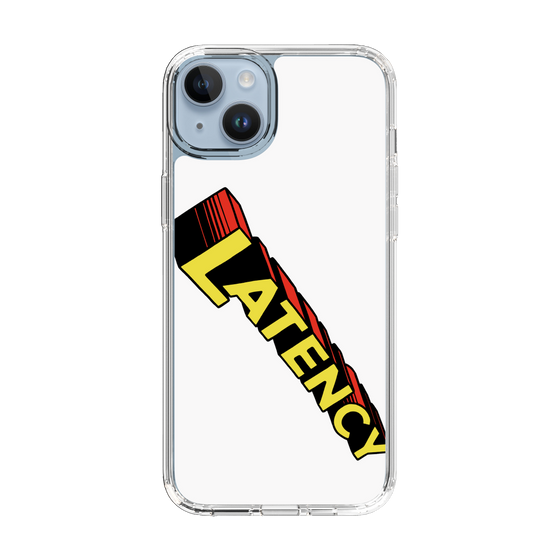 スリムプロテクションケース［ LATENCY - Rock logo - White ］