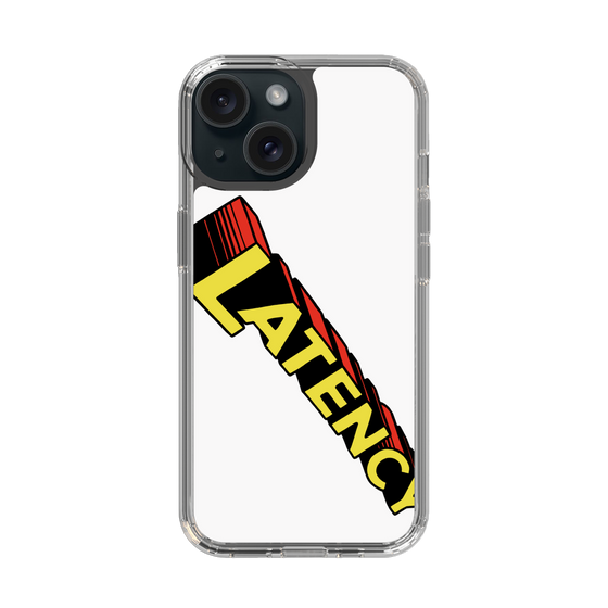 スリムプロテクションケース［ LATENCY - Rock logo - White ］