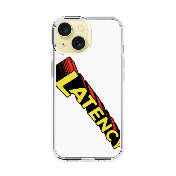 スリムプロテクションケース［ LATENCY - Rock logo - White ］