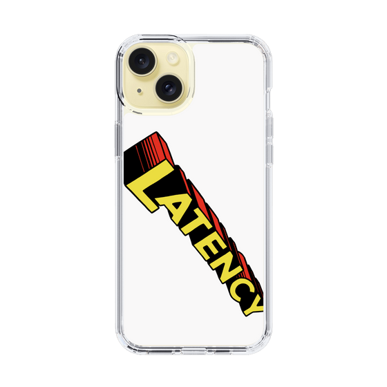 スリムプロテクションケース［ LATENCY - Rock logo - White ］