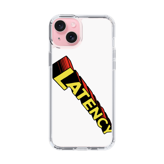 スリムプロテクションケース［ LATENCY - Rock logo - White ］