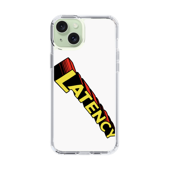 スリムプロテクションケース［ LATENCY - Rock logo - White ］