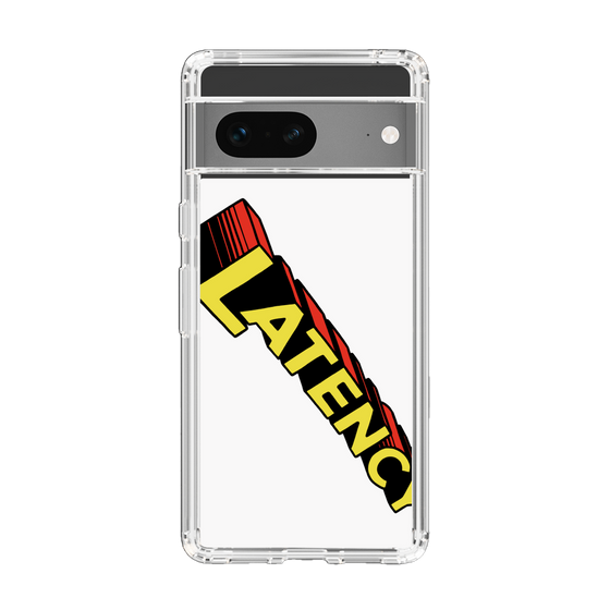 スリムプロテクションケース［ LATENCY - Rock logo - White ］