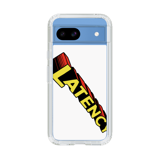 スリムプロテクションケース［ LATENCY - Rock logo - White ］