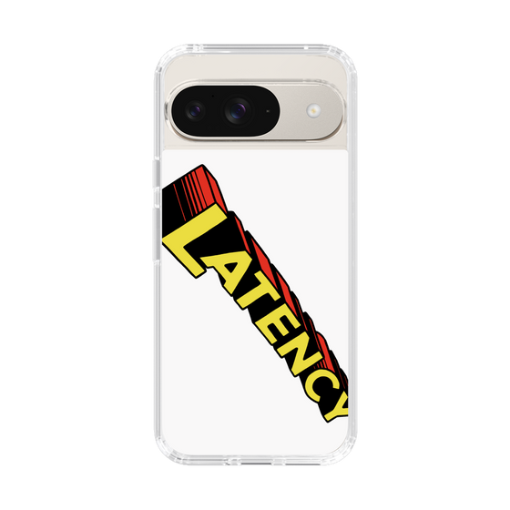 スリムプロテクションケース［ LATENCY - Rock logo - White ］