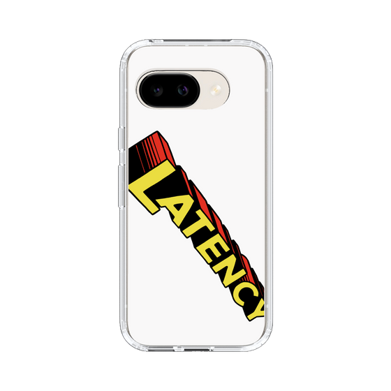 スリムプロテクションケース［ LATENCY - Rock logo - White ］
