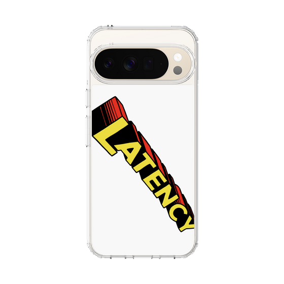 スリムプロテクションケース［ LATENCY - Rock logo - White ］