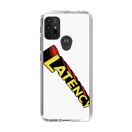 スリムプロテクションケース［ LATENCY - Rock logo - White ］