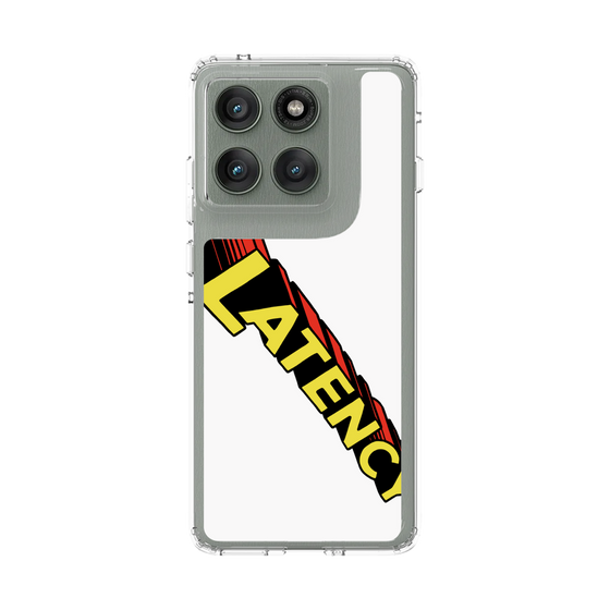 スリムプロテクションケース［ LATENCY - Rock logo - White ］