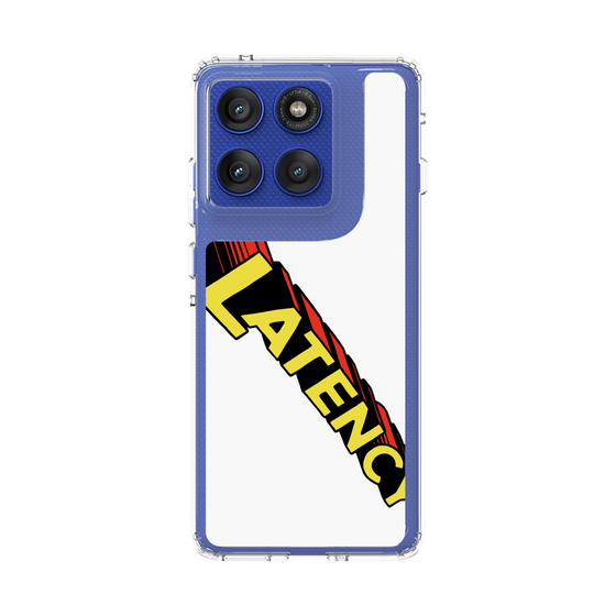 スリムプロテクションケース［ LATENCY - Rock logo - White ］