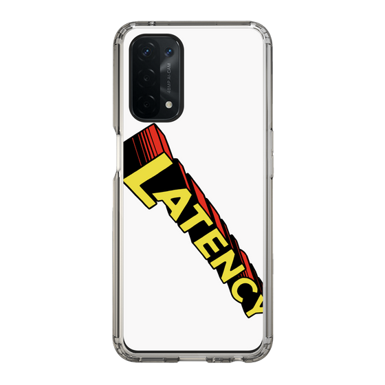 スリムプロテクションケース［ LATENCY - Rock logo - White ］