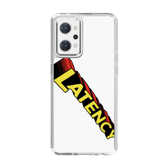 スリムプロテクションケース［ LATENCY - Rock logo - White ］