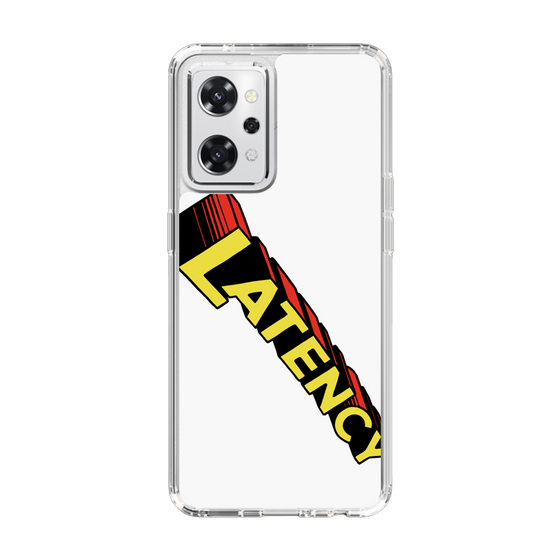 スリムプロテクションケース［ LATENCY - Rock logo - White ］