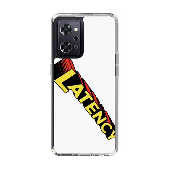 スリムプロテクションケース［ LATENCY - Rock logo - White ］