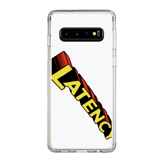 スリムプロテクションケース［ LATENCY - Rock logo - White ］