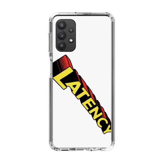 スリムプロテクションケース［ LATENCY - Rock logo - White ］