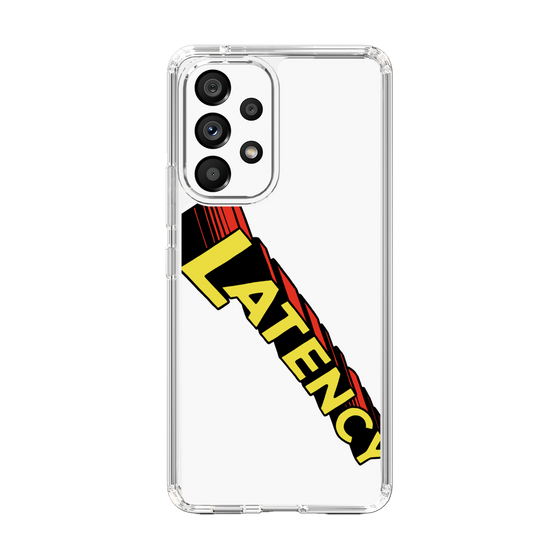 スリムプロテクションケース［ LATENCY - Rock logo - White ］