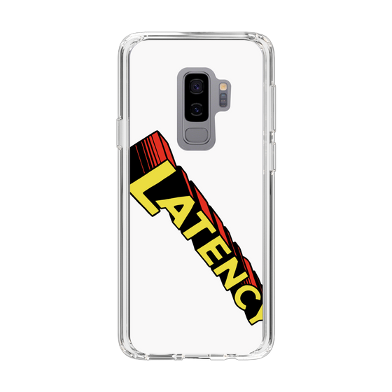 スリムプロテクションケース［ LATENCY - Rock logo - White ］