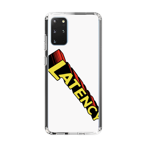 スリムプロテクションケース［ LATENCY - Rock logo - White ］