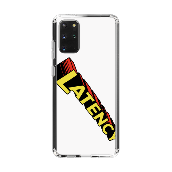 スリムプロテクションケース［ LATENCY - Rock logo - White ］