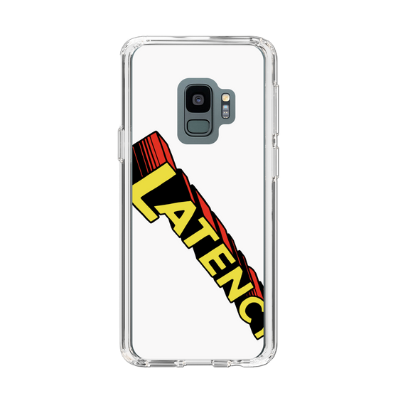 スリムプロテクションケース［ LATENCY - Rock logo - White ］