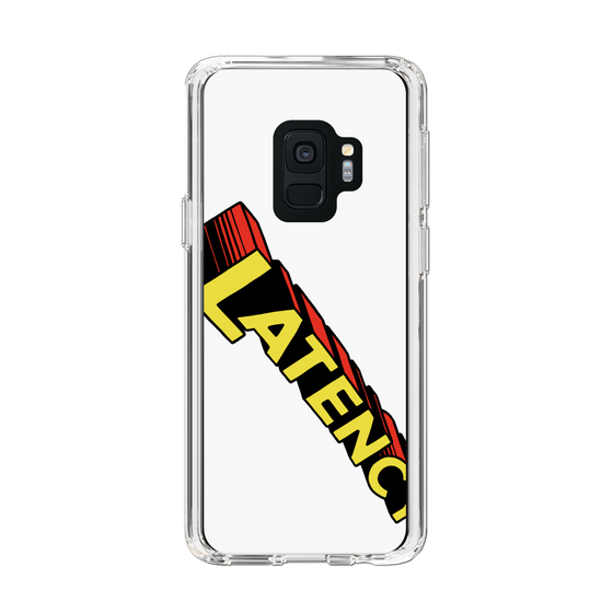 スリムプロテクションケース［ LATENCY - Rock logo - White ］