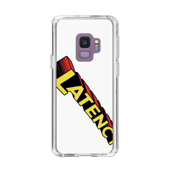 スリムプロテクションケース［ LATENCY - Rock logo - White ］