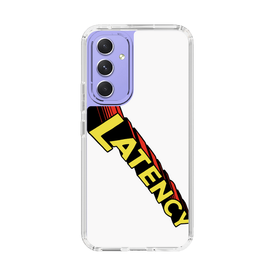 スリムプロテクションケース［ LATENCY - Rock logo - White ］