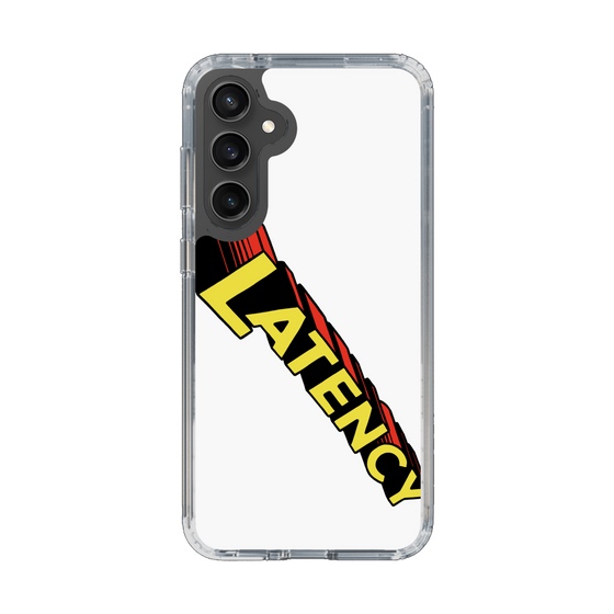 スリムプロテクションケース［ LATENCY - Rock logo - White ］