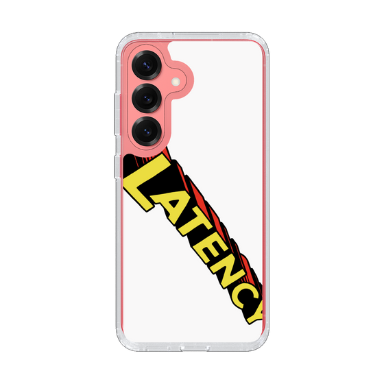 スリムプロテクションケース［ LATENCY - Rock logo - White ］