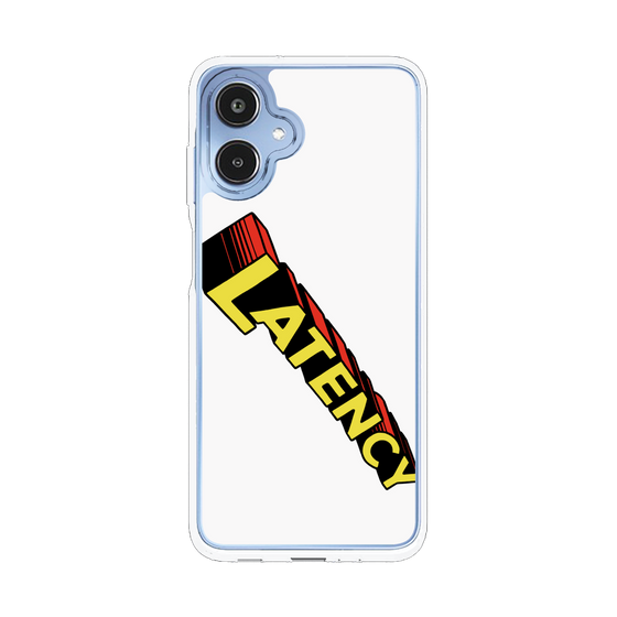 スリムプロテクションケース［ LATENCY - Rock logo - White ］