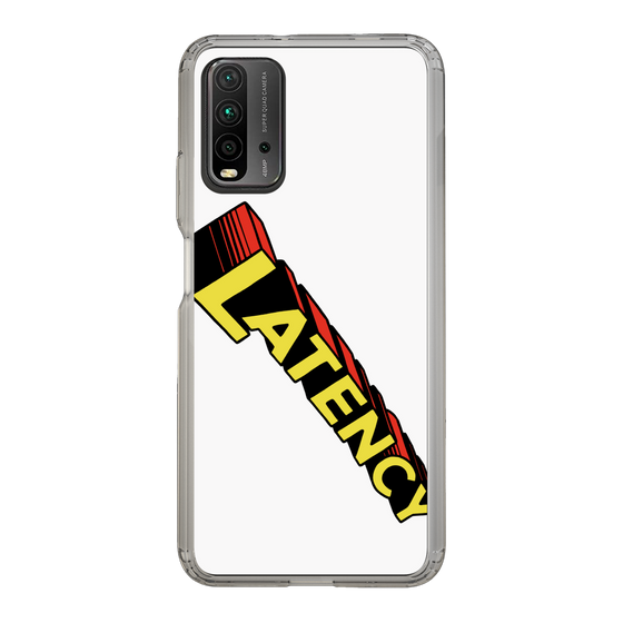 スリムプロテクションケース［ LATENCY - Rock logo - White ］