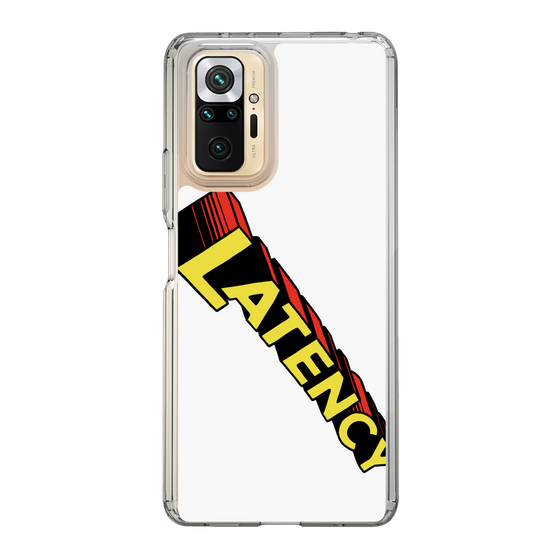 スリムプロテクションケース［ LATENCY - Rock logo - White ］