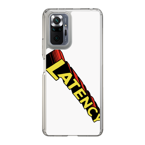スリムプロテクションケース［ LATENCY - Rock logo - White ］