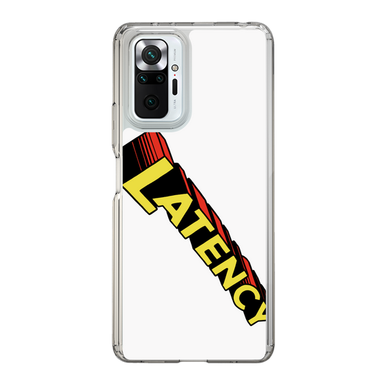 スリムプロテクションケース［ LATENCY - Rock logo - White ］