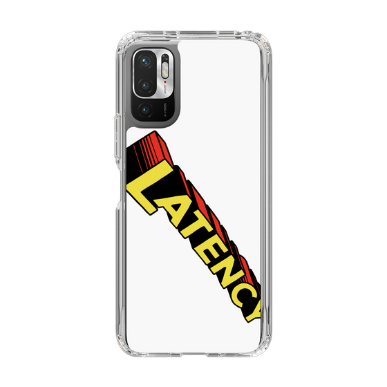 スリムプロテクションケース［ LATENCY - Rock logo - White ］