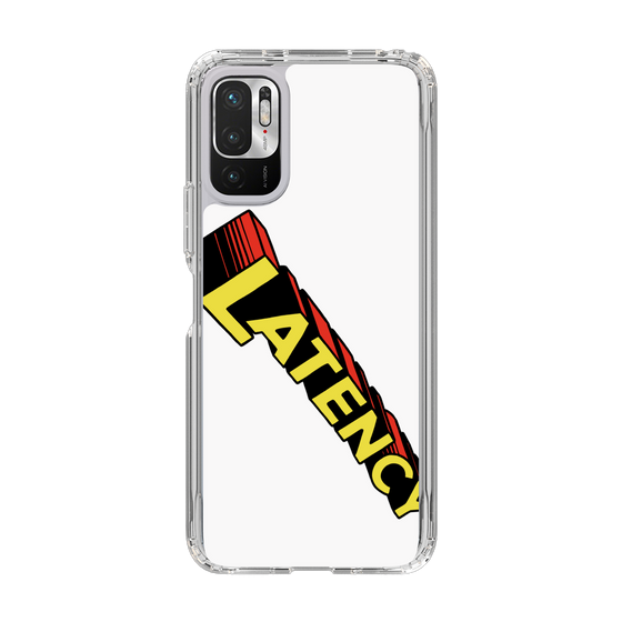 スリムプロテクションケース［ LATENCY - Rock logo - White ］