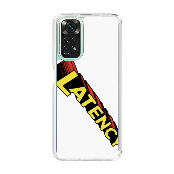 スリムプロテクションケース［ LATENCY - Rock logo - White ］