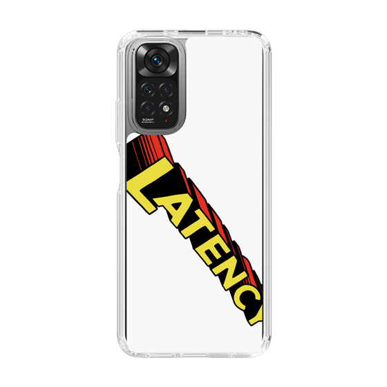 スリムプロテクションケース［ LATENCY - Rock logo - White ］