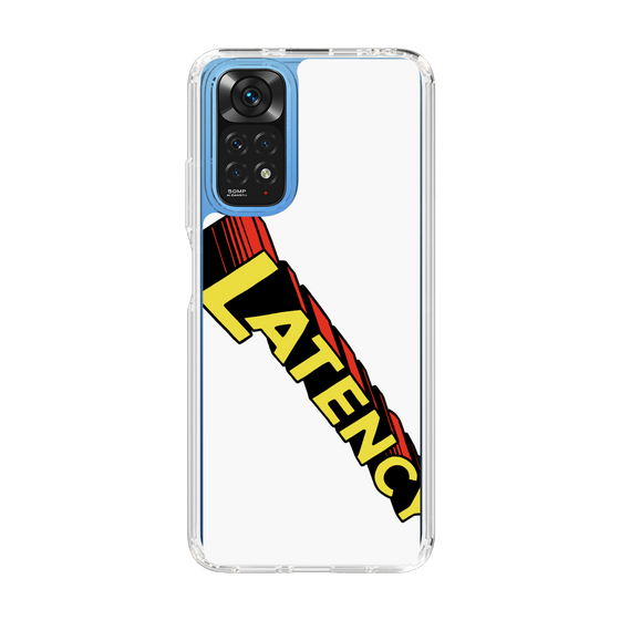 スリムプロテクションケース［ LATENCY - Rock logo - White ］