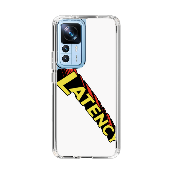 スリムプロテクションケース［ LATENCY - Rock logo - White ］