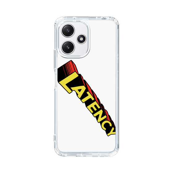 スリムプロテクションケース［ LATENCY - Rock logo - White ］