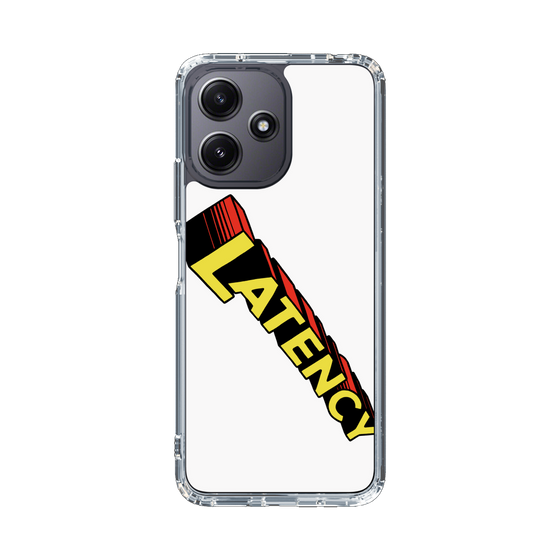 スリムプロテクションケース［ LATENCY - Rock logo - White ］
